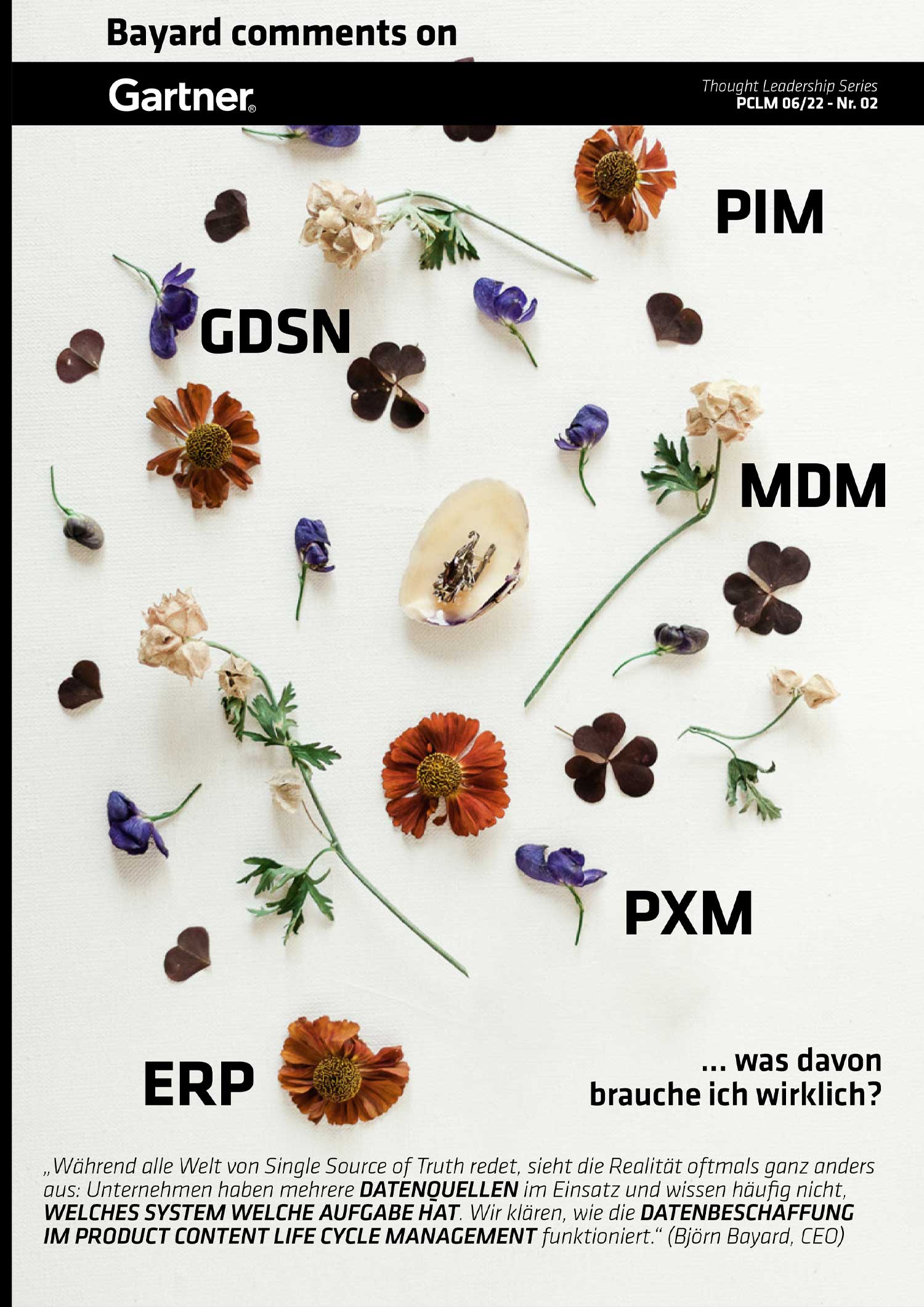 PCLM Serie 02: PIM, MDM, GDSN, PXM, ERP…was davon brauche ich wirklich?